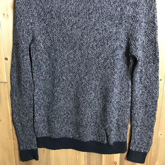 The Rail Mens 100% Cotton Crew Neck Sweater Black/ Grey Size Large - Picture 4 of 14